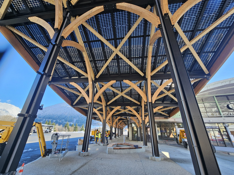 Création de 2 ombrières photovoltaïques à Bourg-Saint-Maurice Création de 2 ombrières photovoltaïques à Bourg-Saint-Maurice